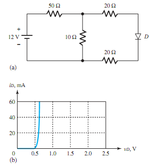 2226_Find the diode current and voltage in given circuit.png